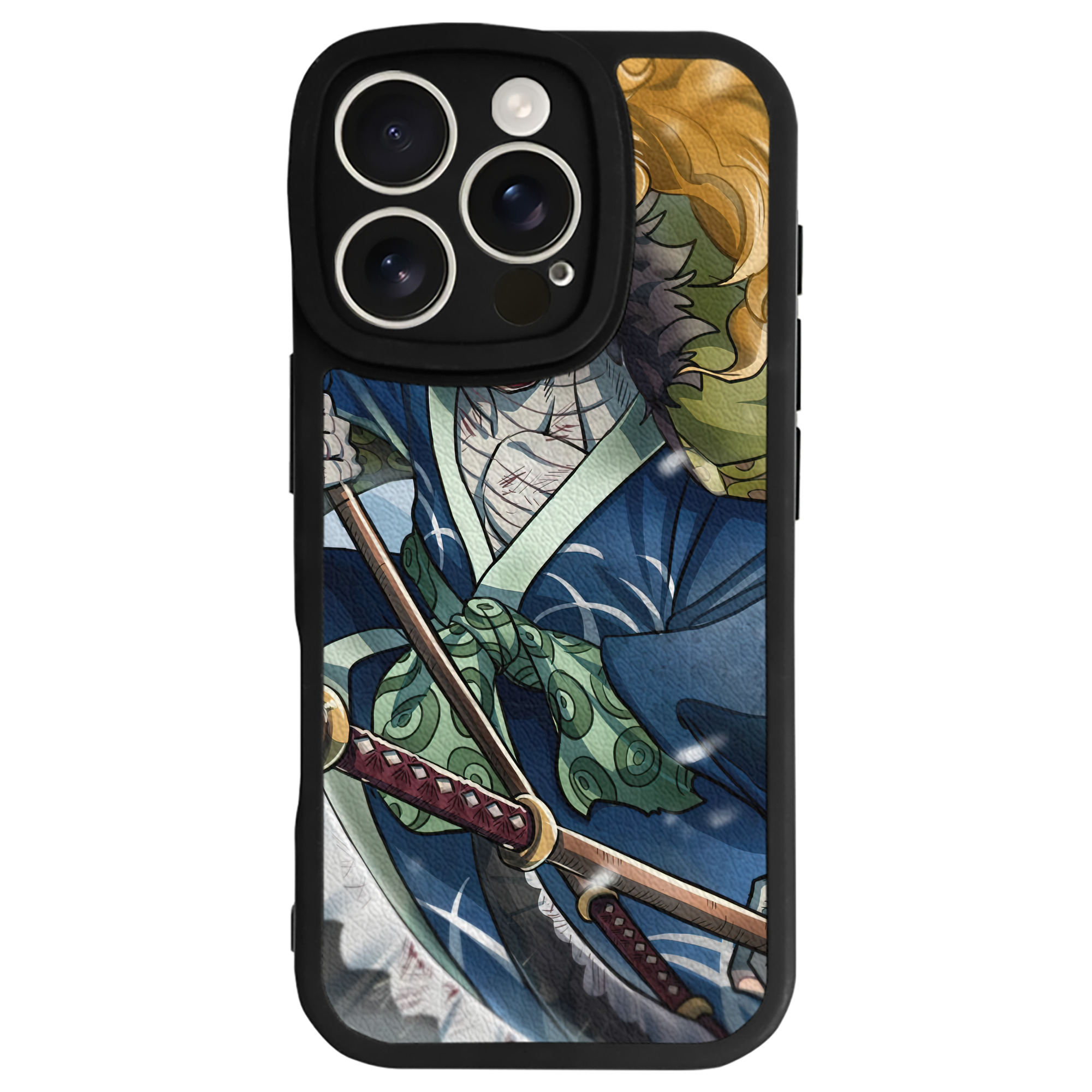 （画像用） ワンピース ONE PIECE 【iPhone 16シリーズ対応】シリコンスマホケース（レザー調） 材質：シリコン